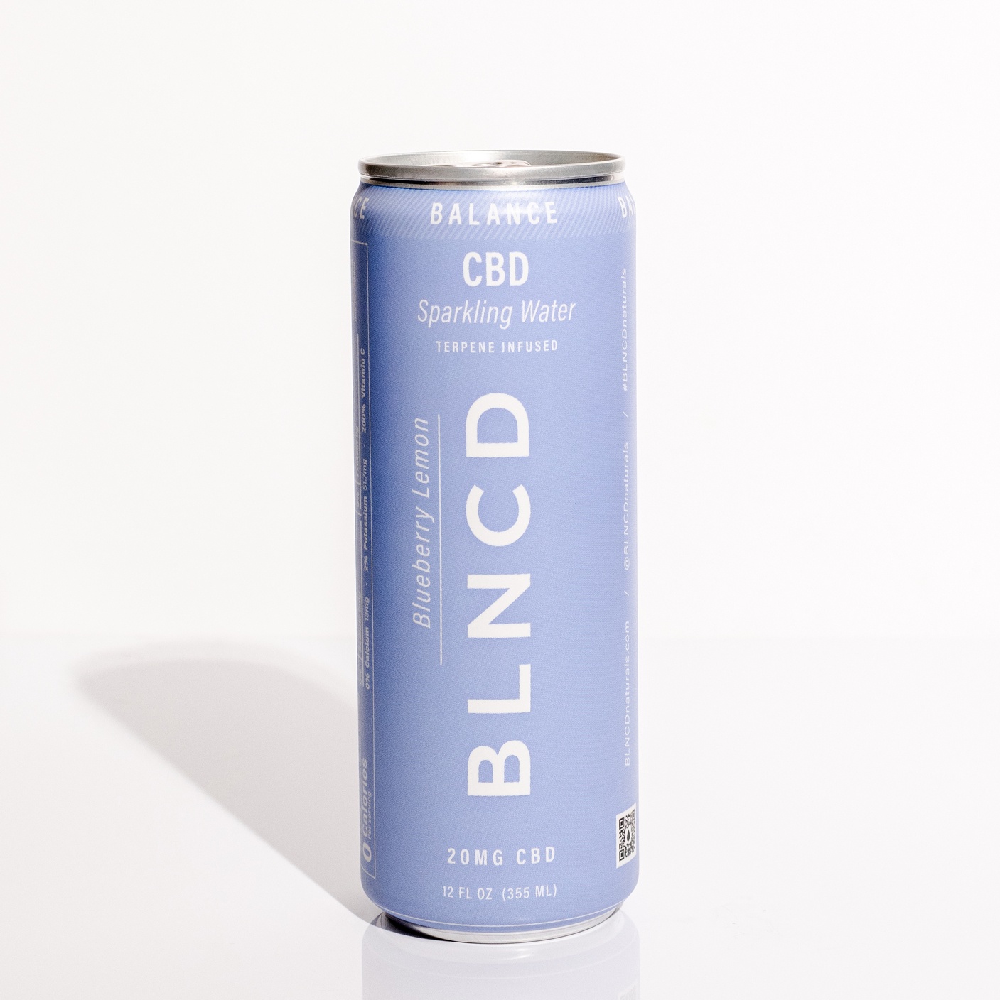 BLNCD Sparkling Water 20mg CBD / Blueberry Lemon